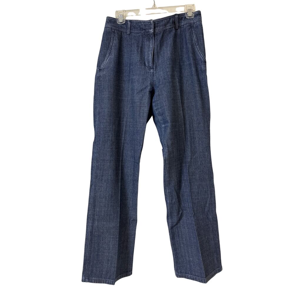 Jones Wear Sport 100% Cotton Size 8 Straight Leg Dressy Denim